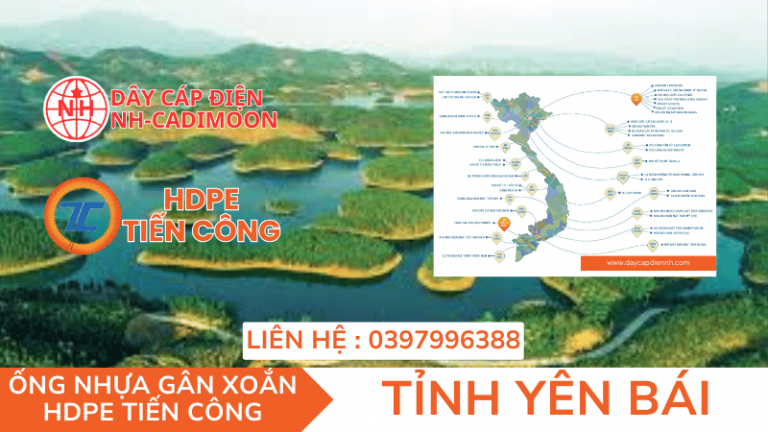 ỐNG NHỰA GÂN XOẮN HDPE TIẾN CÔNG TẠI TỈNH YÊN BÁI