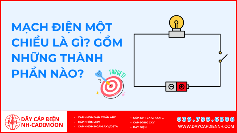 Bài 8 Mạch điện một chiều là gì? Gồm những thành phần nào?